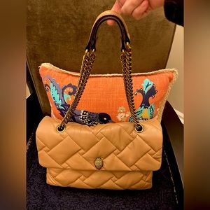 Kurt Geiger XXL Tan/Brown Handbag Kensington Collection